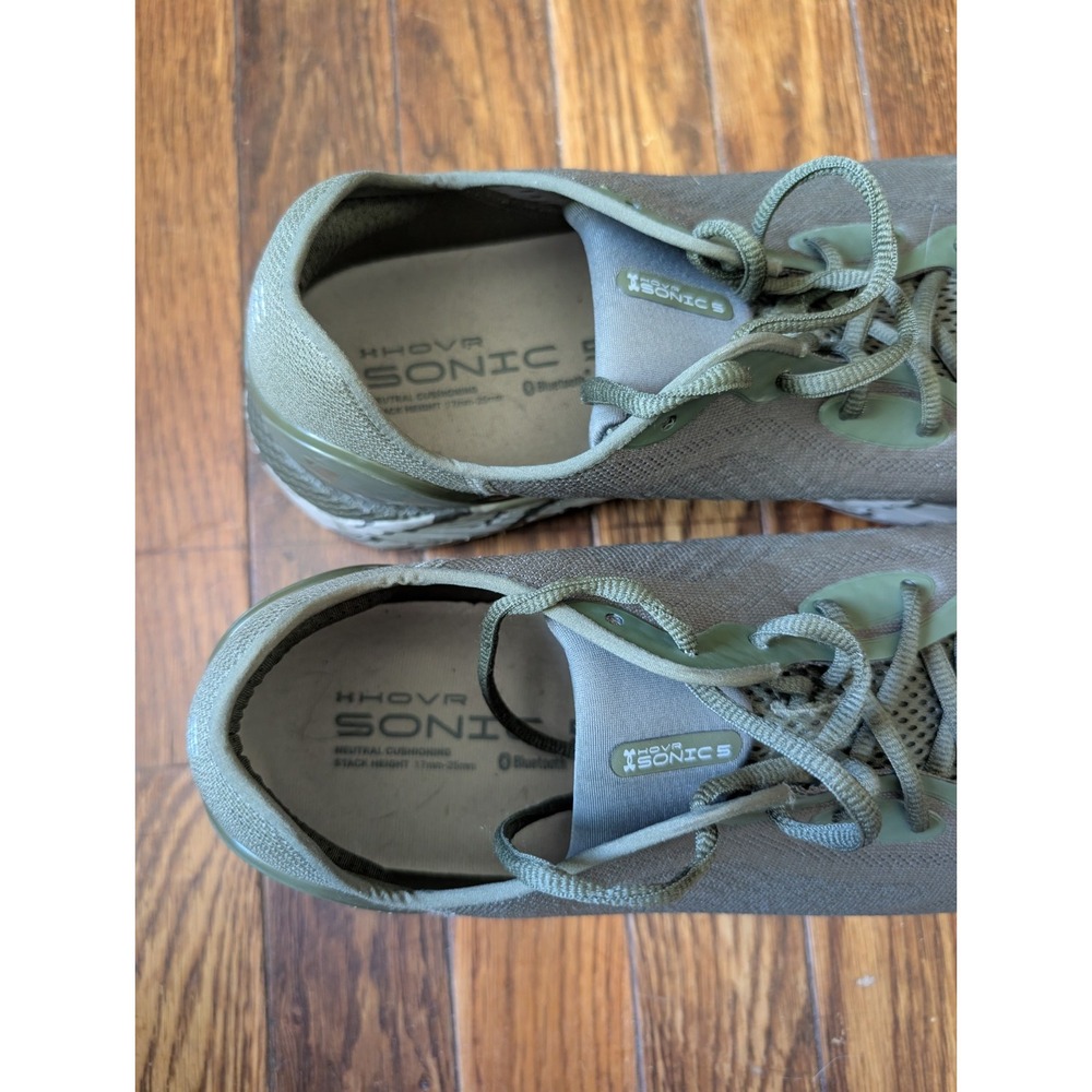 Under Armour Mens HOVR Sonic 5 3025957-300 Green Running Shoes Sneaker Size 12 - Picture 7 of 8